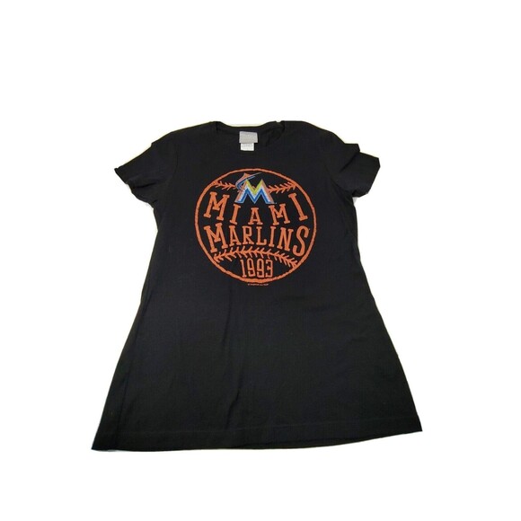 Official Vintage MLB Miami Marlins 1993 Women's T Shirt SIZE Small Graphic - Picture 1 of 5
